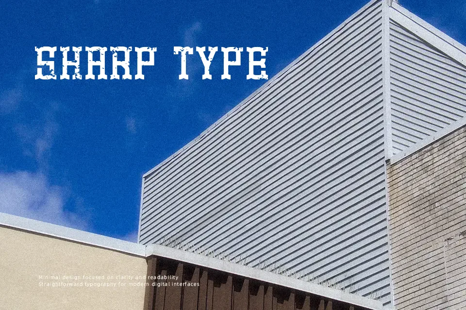 Promotion Font Font Preview for Western Packaging
