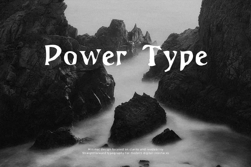 Psicopatologia de la Vida Cotidiana Font Font Preview for Rough Poster