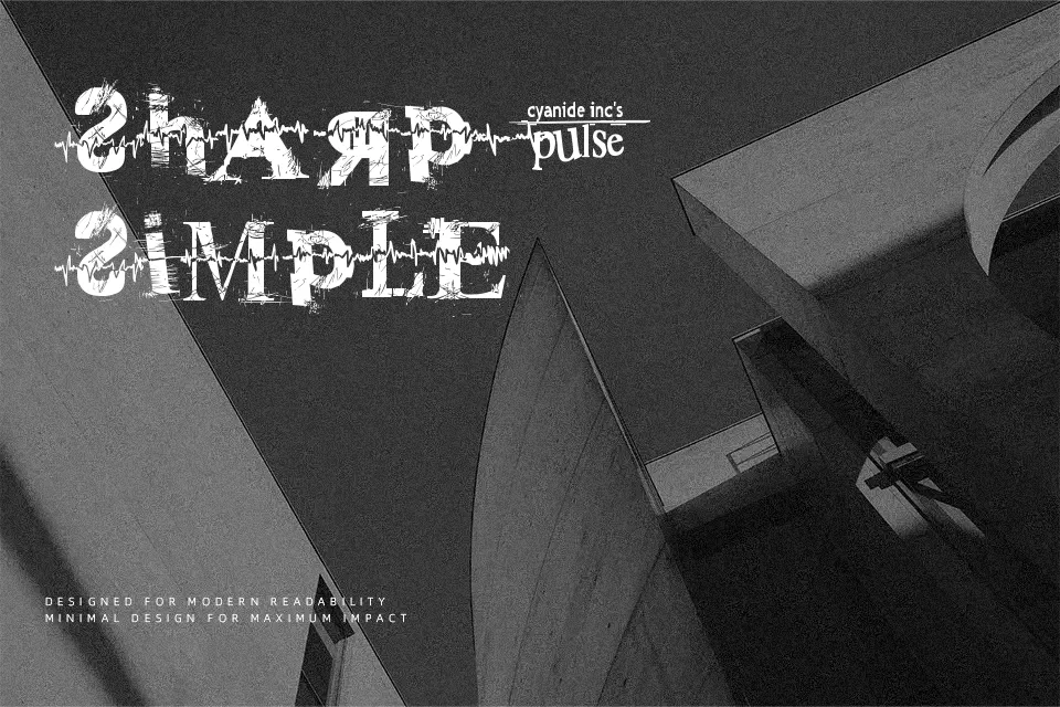 Pulse Sans Virgin Font Font Preview for Dramatic Fashion