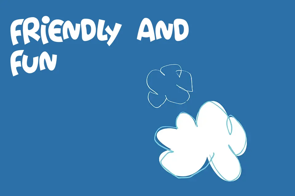 Pumpkin Soup Font Cartoon Font Preview