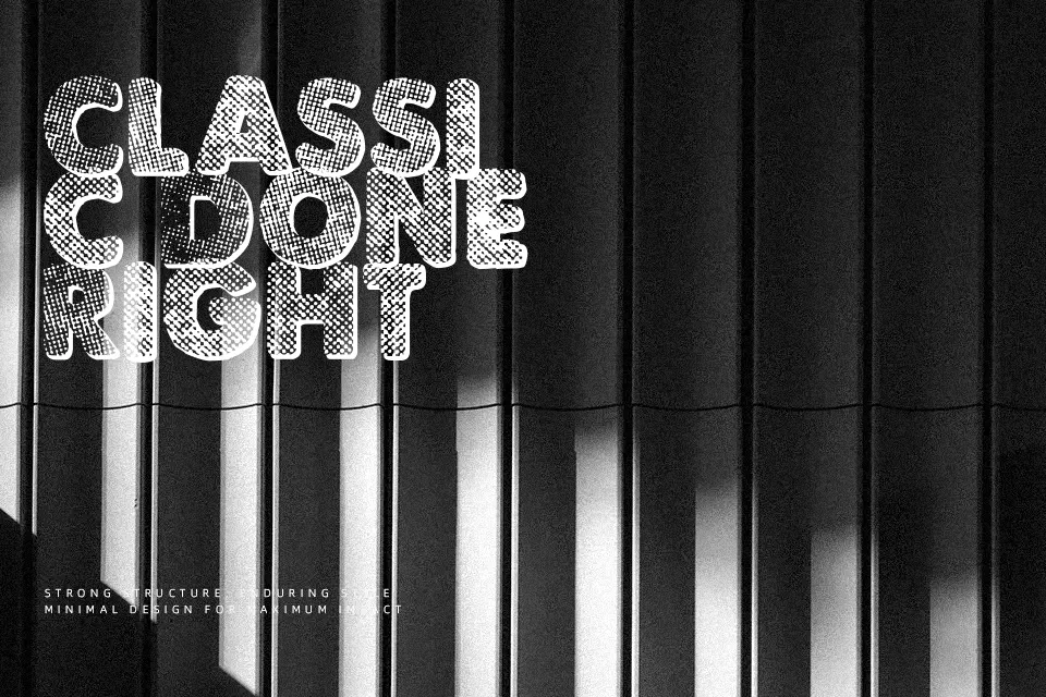 Punk Dots Font Font Preview for Rough Headline