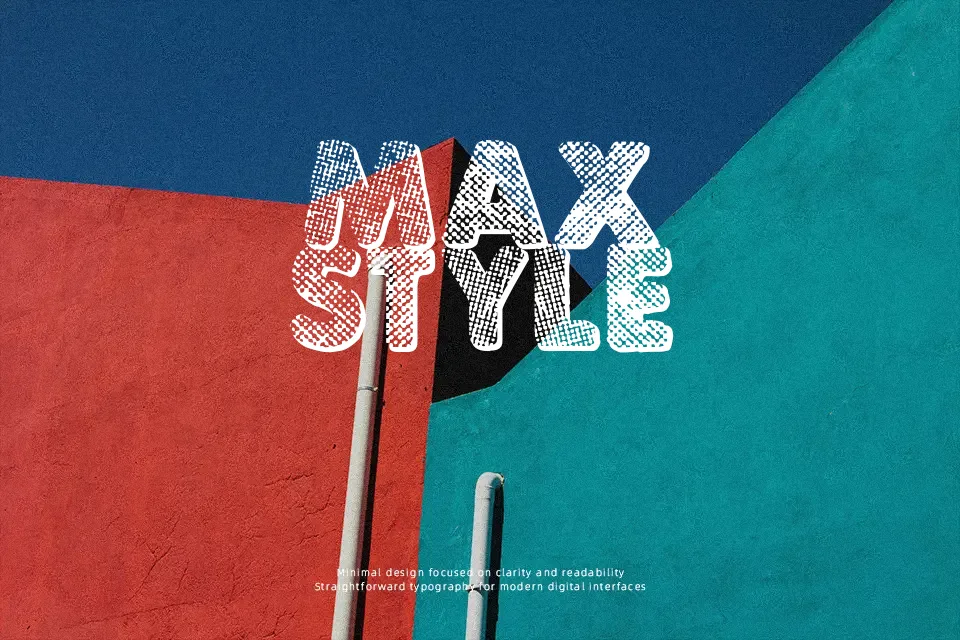 Punk Dots Font Font Preview for Grunge Fashion