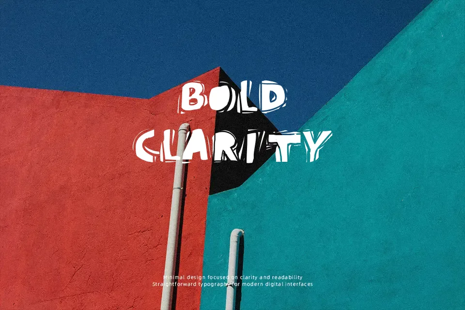 Pura Vida Font Font Preview for Rough Poster