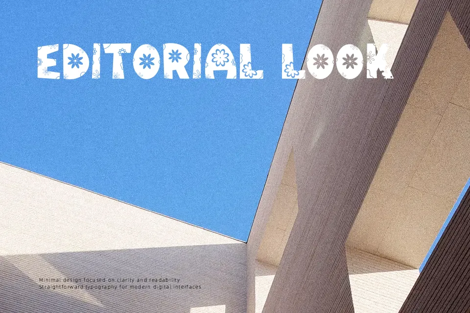 Pure Blossom Font Font Preview for Creative Packaging