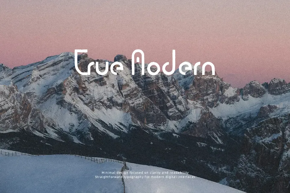 Pure circles Font Geometric Font Preview for Music