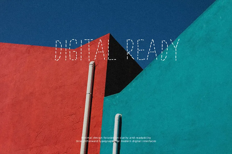 PW Dotted Font Font Font Preview for Playful Headline