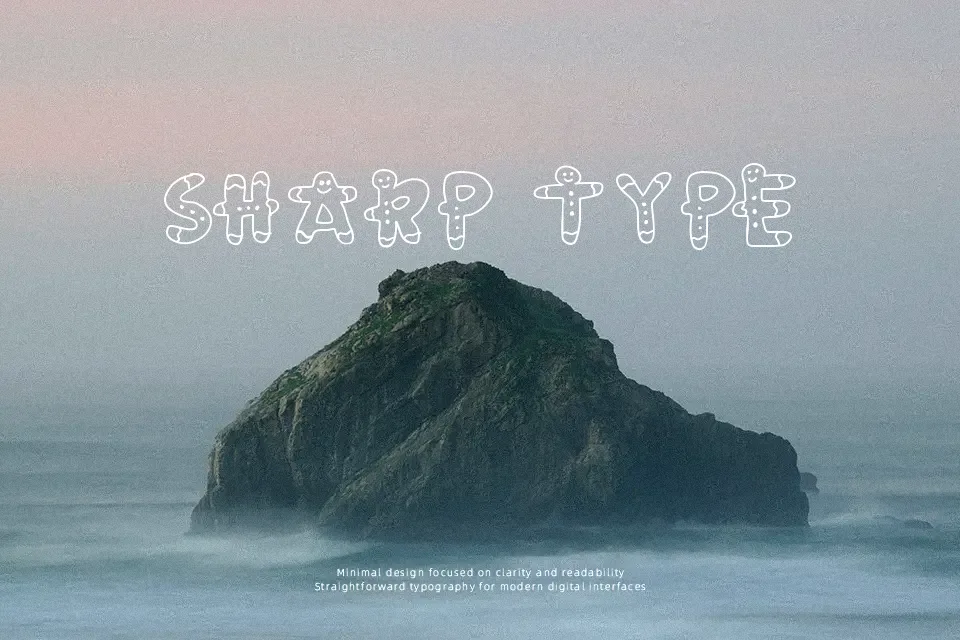 PW Gingerbread Font Font Preview for Playful Kids