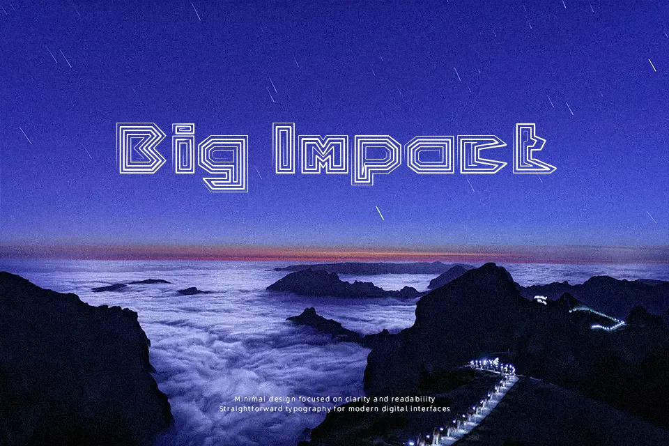 Pyramid Inverted Font Font Preview for Headline
