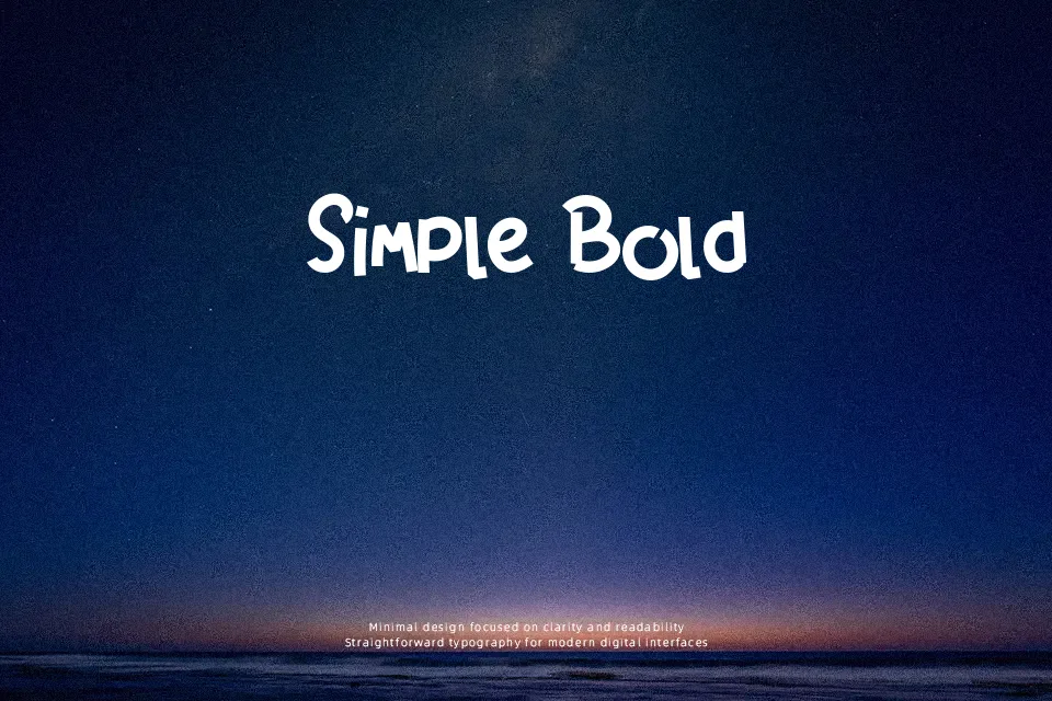 Qigome Monoline Font Cartoon Font Preview for Poster