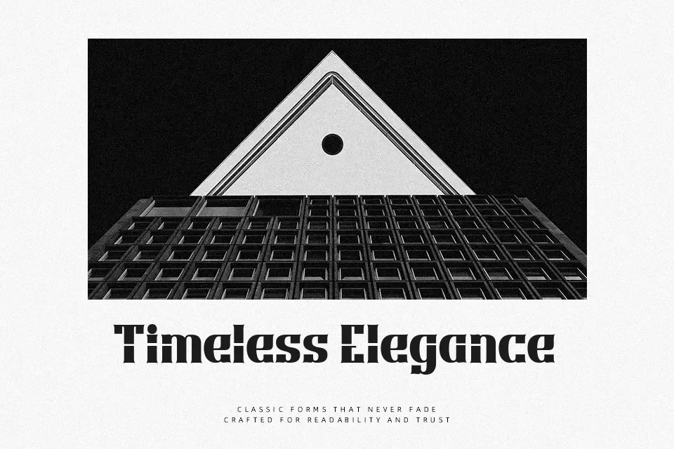 Qonihy Font Serif Font Preview for Branding
