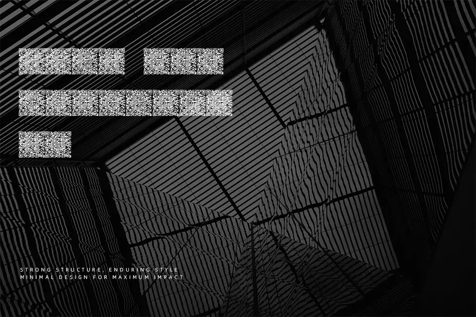 QRcodeX Font Font Preview for Logo