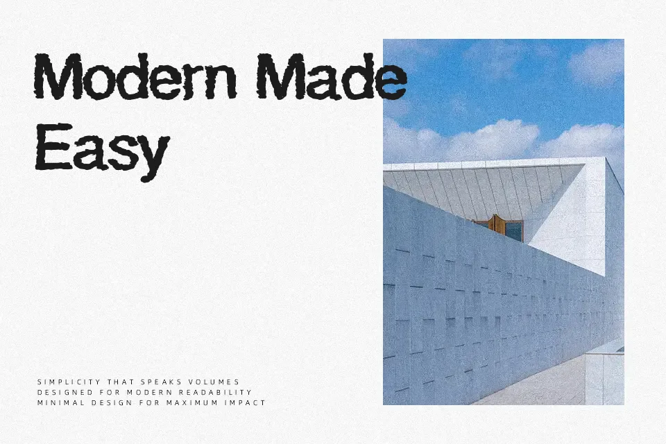 Quaky Font Font Preview for Dark Mood
