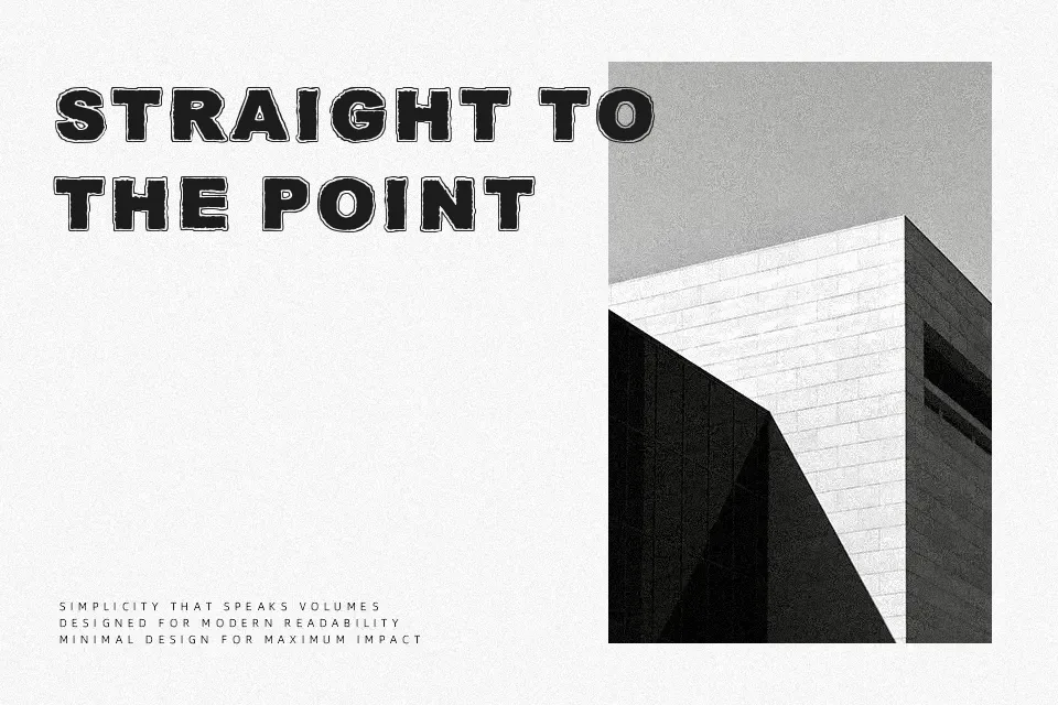 Quark Zone Font Display Font Preview for Fashion