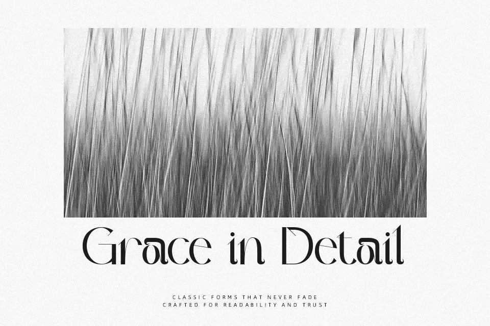 Quater Elegant Font Font Preview for Elegant Mood
