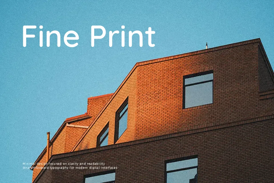 Quicksand Font Sans Serif Font Preview for UI Design