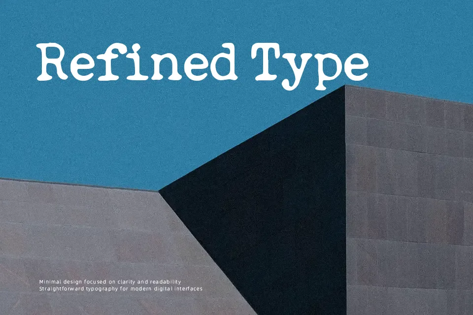 Quiet Evening Font Font Preview for Retro Mood