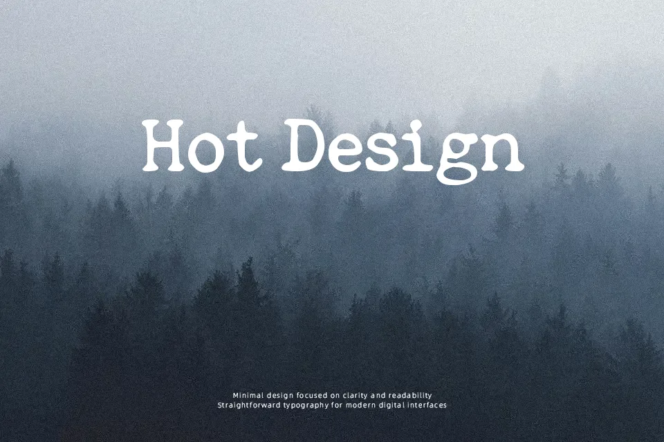 Quiet Evening Font Font Preview for Rough Restaurant