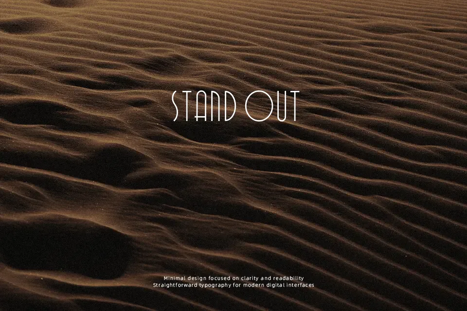 Quincento Font Font Preview for Retro Poster