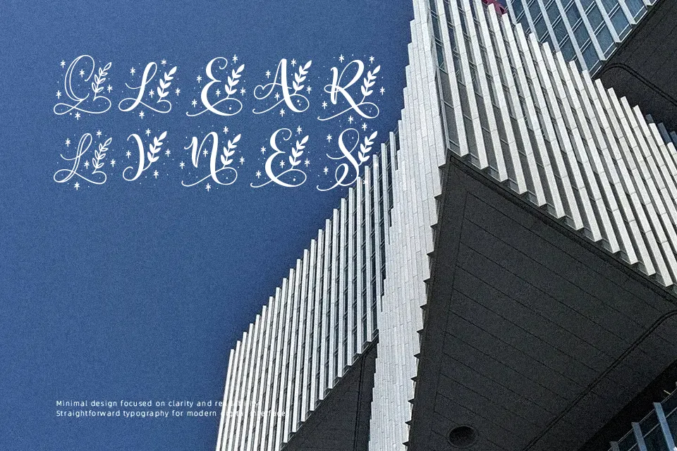 Quinn Monogram Font Font Preview for Playful Headline