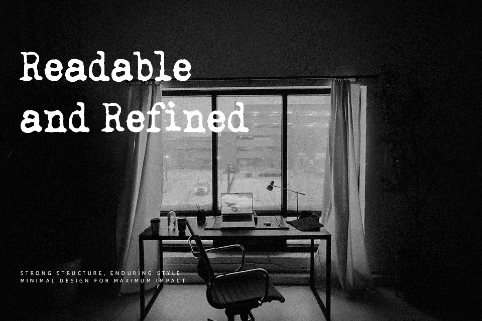 QWERTYpe Font Slab Serif Font Preview for Editorial