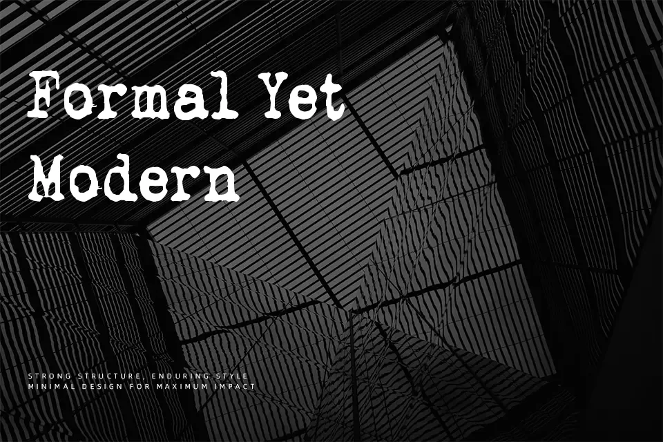 QWERTYpe Font Monospace Font Preview for Editorial