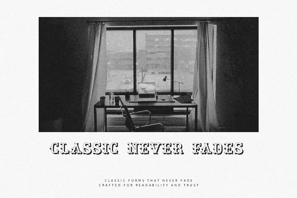 Ragtime Font Font Preview for Classic Headline