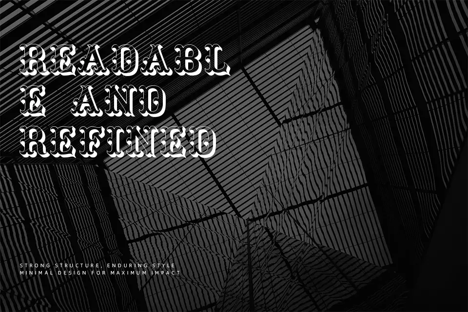 Ragtime Font Font Preview for Vintage Poster