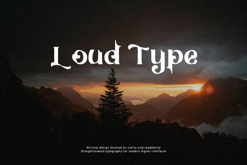 Raich Artifex Font Font Preview for Luxury Logo