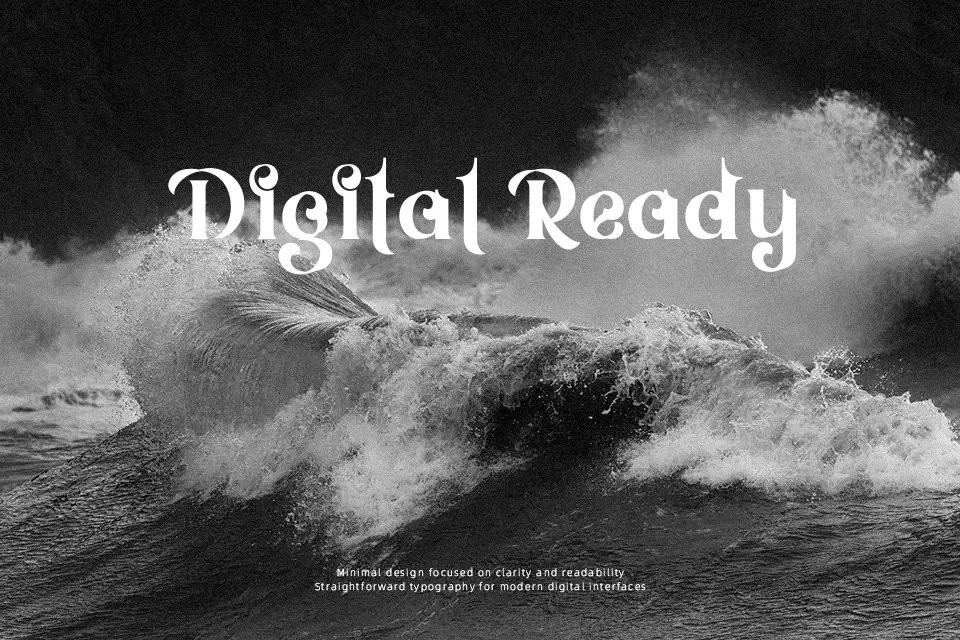 Raich Artifex Font Font Preview for Bold Logo
