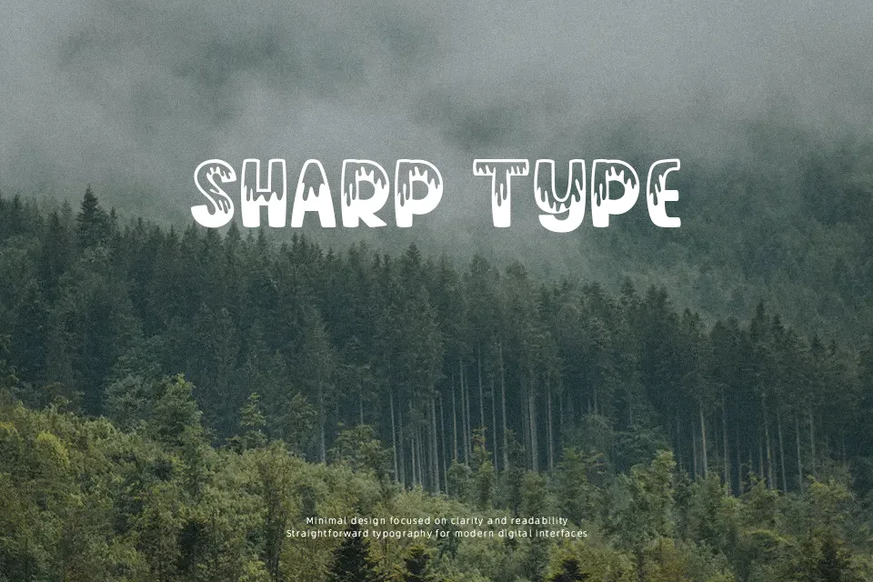 Rainy Snow Font Font Preview for Playful Kids
