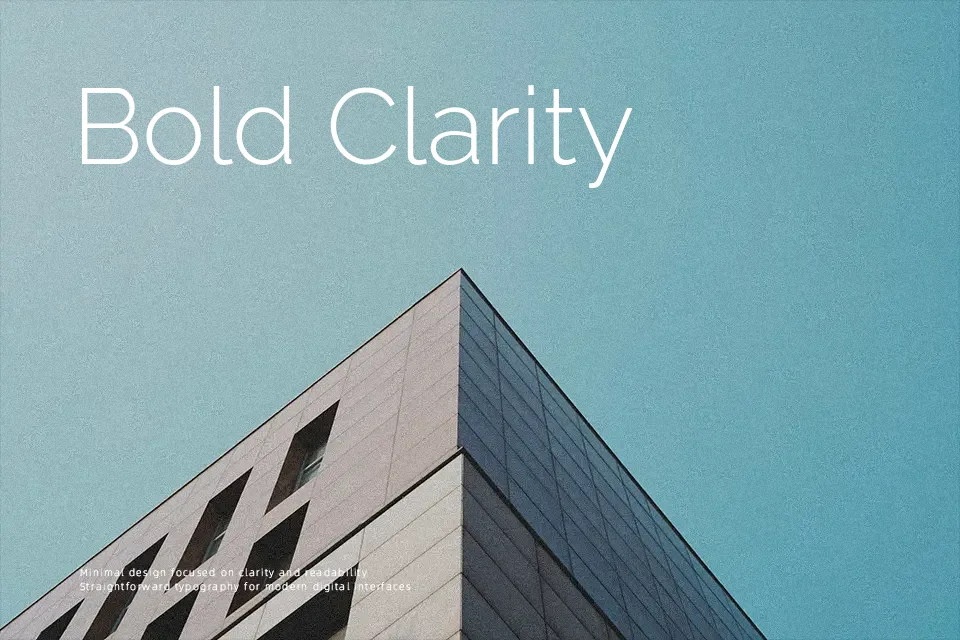 Raleway Font Sans Serif Font Preview for Branding