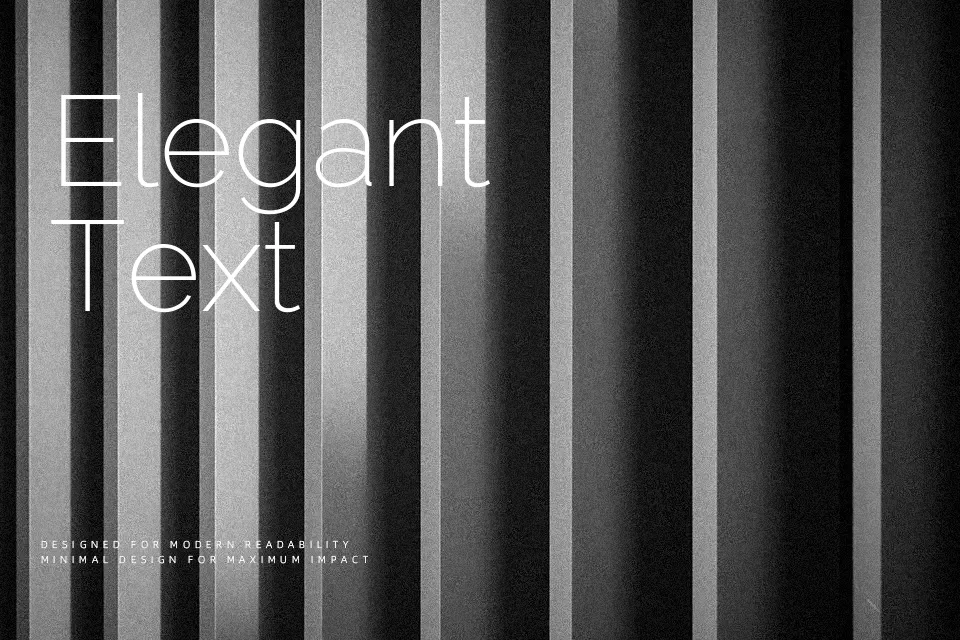 Raleway Font Font Preview for Professional Mood