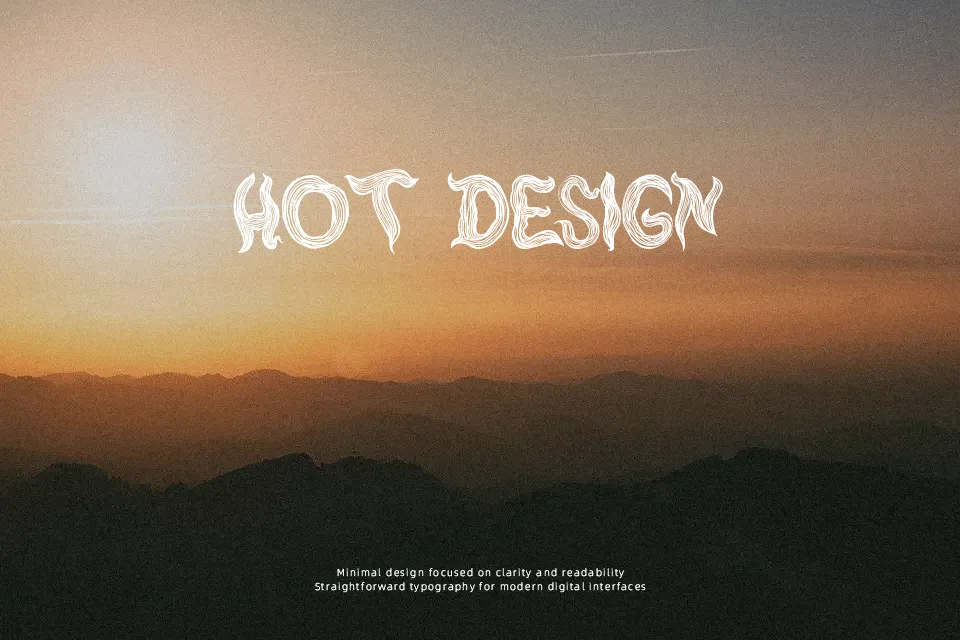 Rambut Kusut Font Font Preview for Creative Social Media