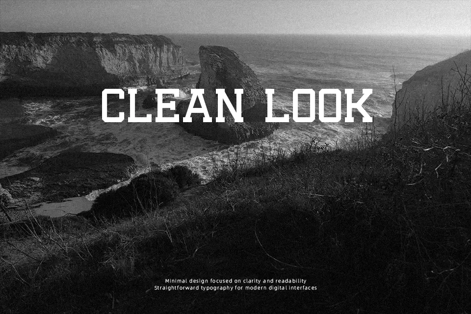 Reach Font Slab Serif Font Preview for Headline