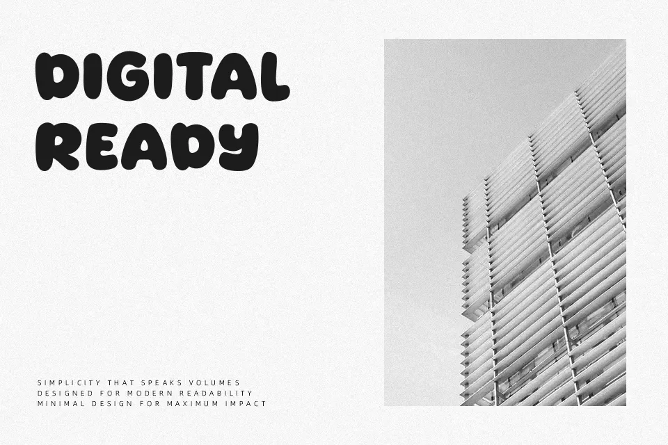 Readson Font Font Preview for Logo