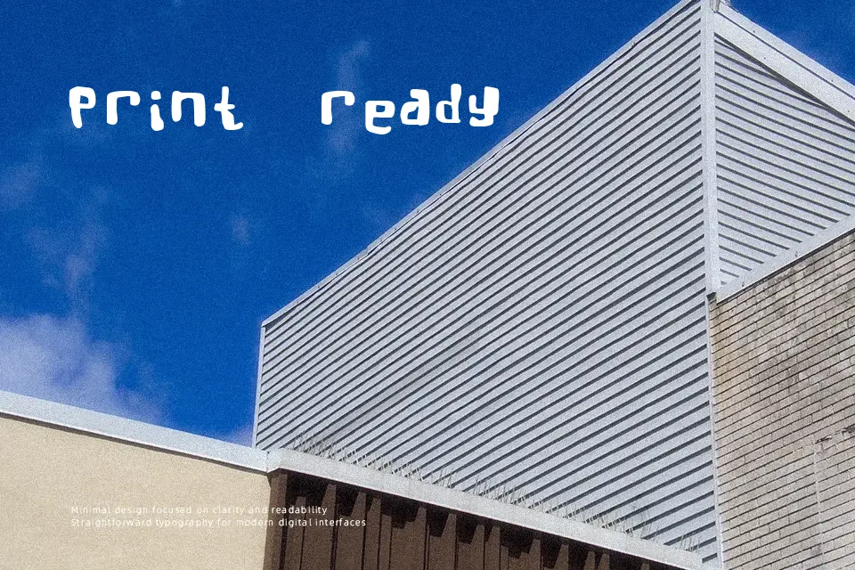 Real Bttsoief Font Font Preview for Dark Poster