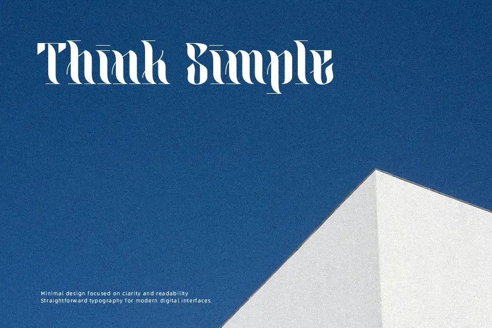 Realitas Font Font Preview for Creative Headline