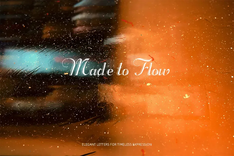 Rechtman Font Font Preview for Elegant Invitation
