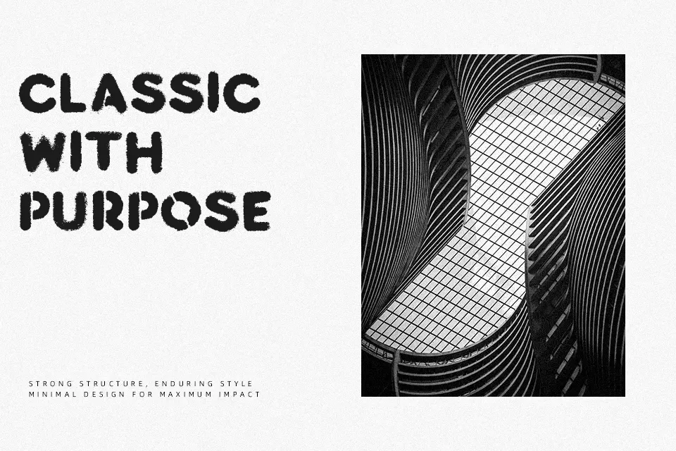 Reclaim Font Font Preview for Rough Poster