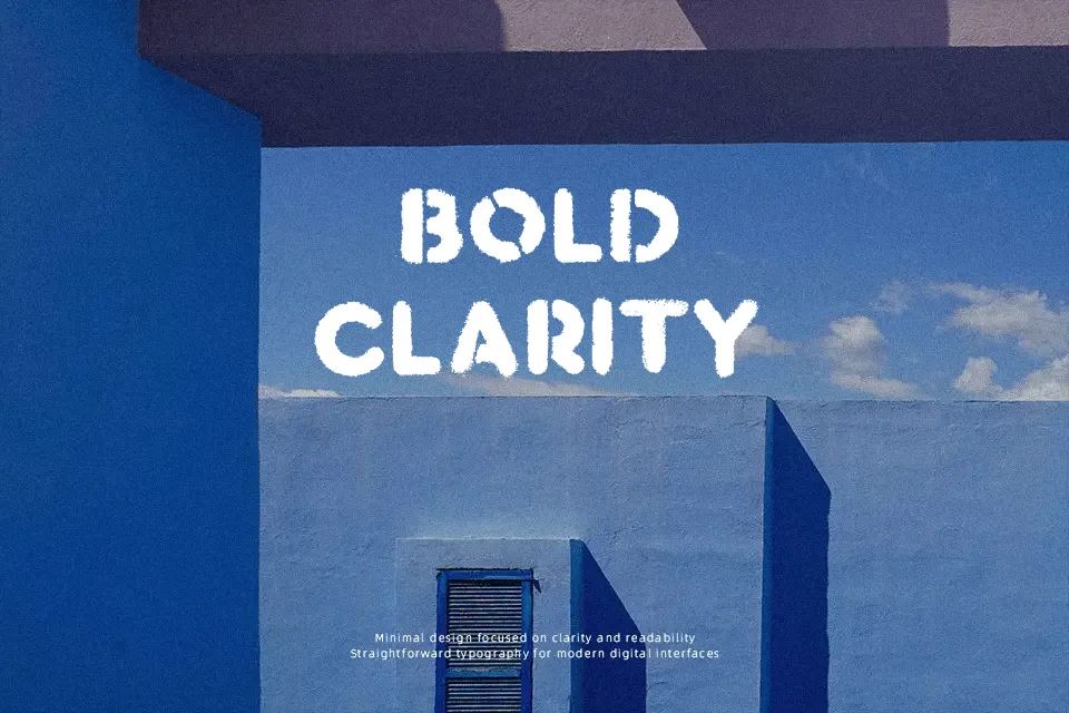Reclaim Font Font Preview for Rough Poster