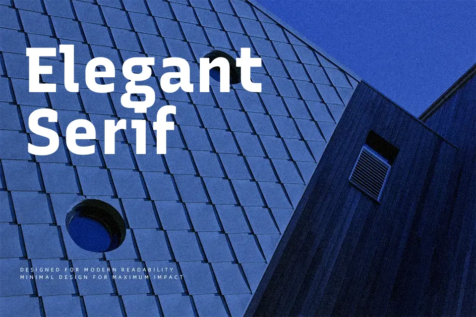 Recursive Font Geometric Font Preview for Website