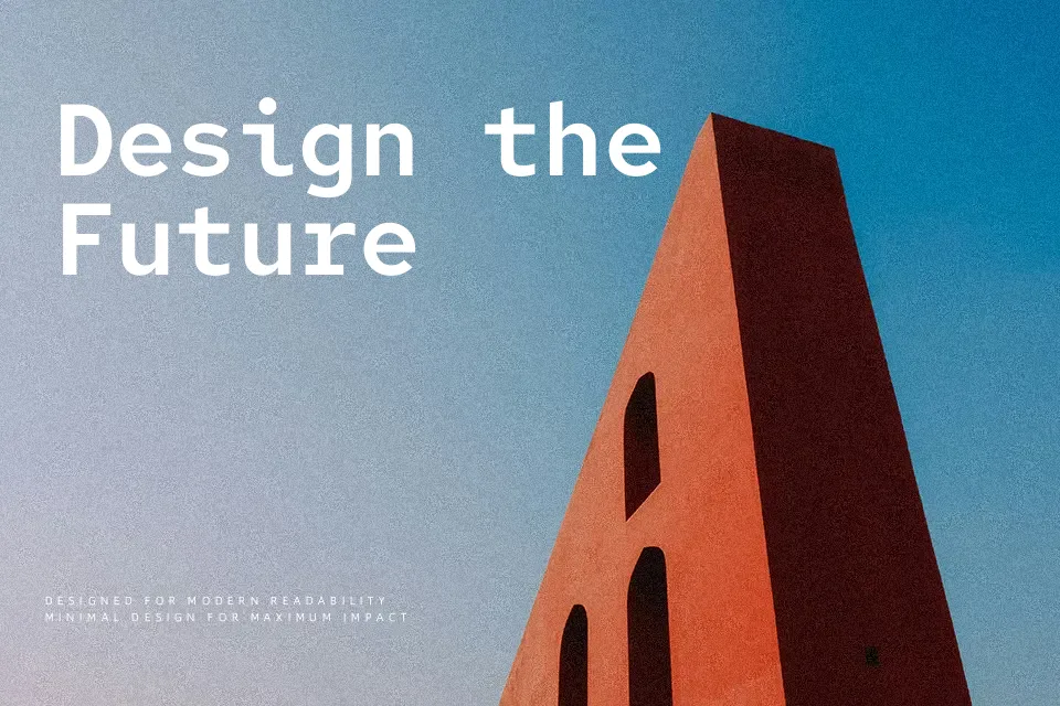Red Hat Mono Font Font Preview for Modern Mood