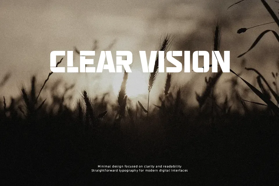 Redemtion Font Font Preview for Serious Poster