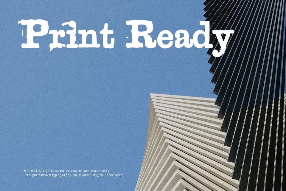 Redwater Banker Font Decorative Font Preview for Packaging