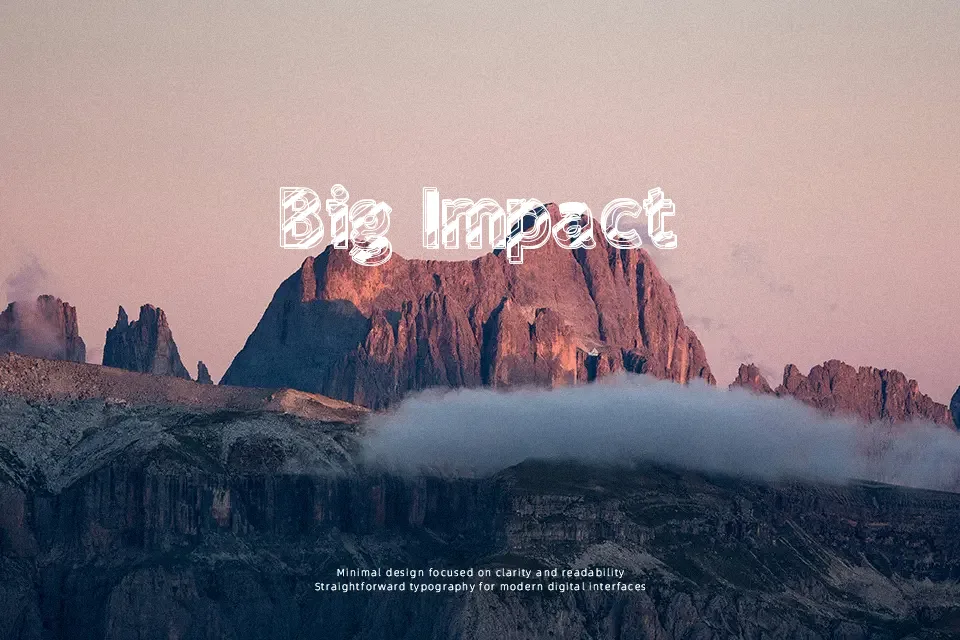 Reflet Électrik Font Decorative Font Preview