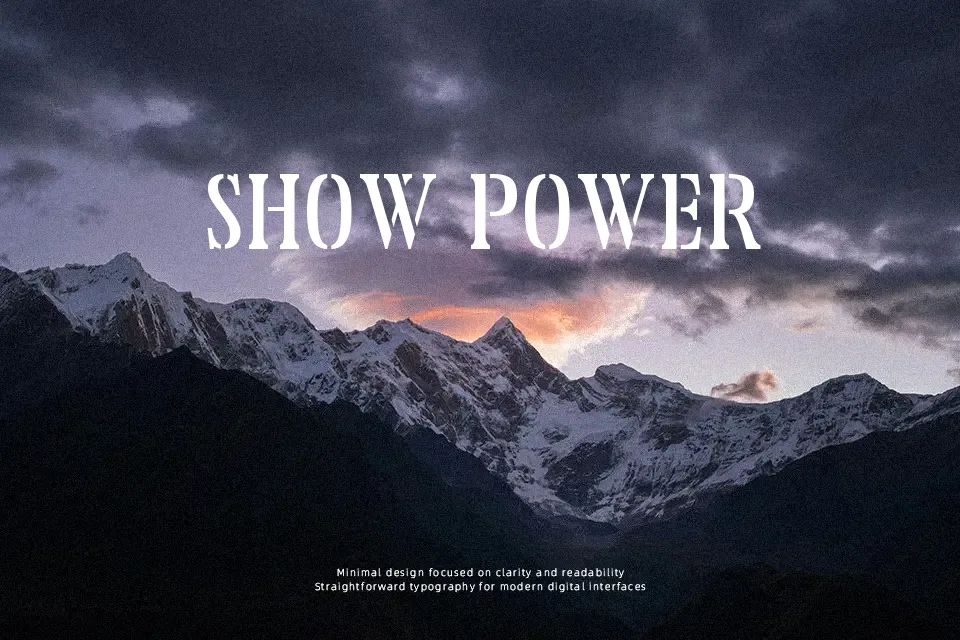 Reloaded Font Sans Serif Font Preview for Branding