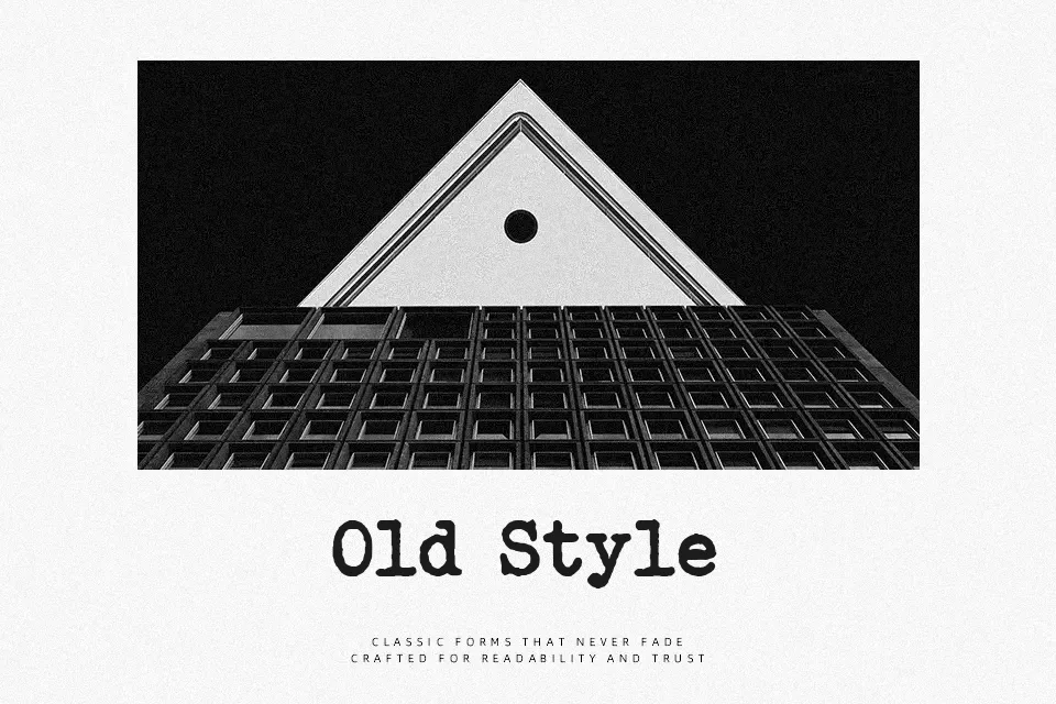 Remingtoned Type Font Slab Serif Font Preview for Film
