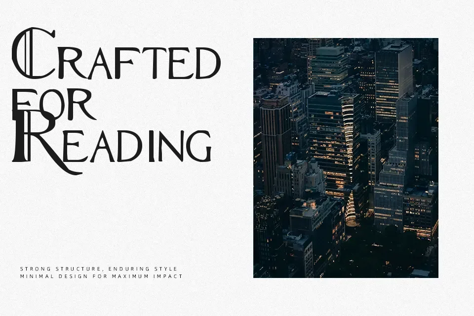 Renny Hybrid Font Font Preview for Classic Packaging