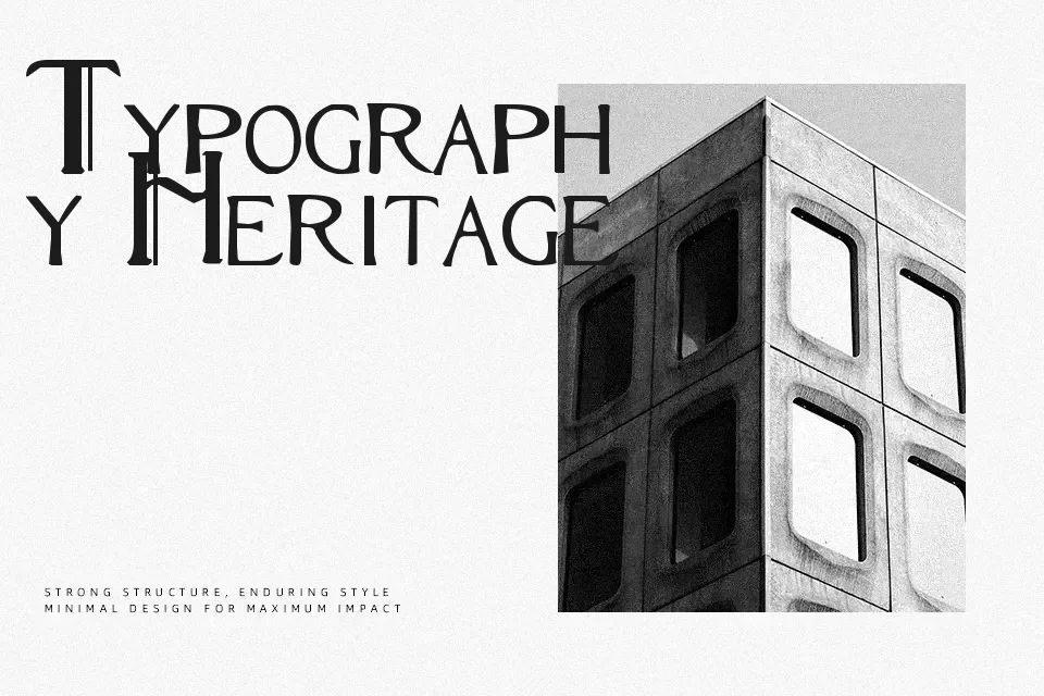 Renny Hybrid Font Display Font Preview for Packaging