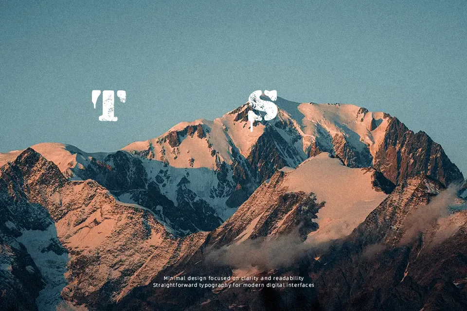 Restricted Area Font Sans Serif Font Preview for Branding